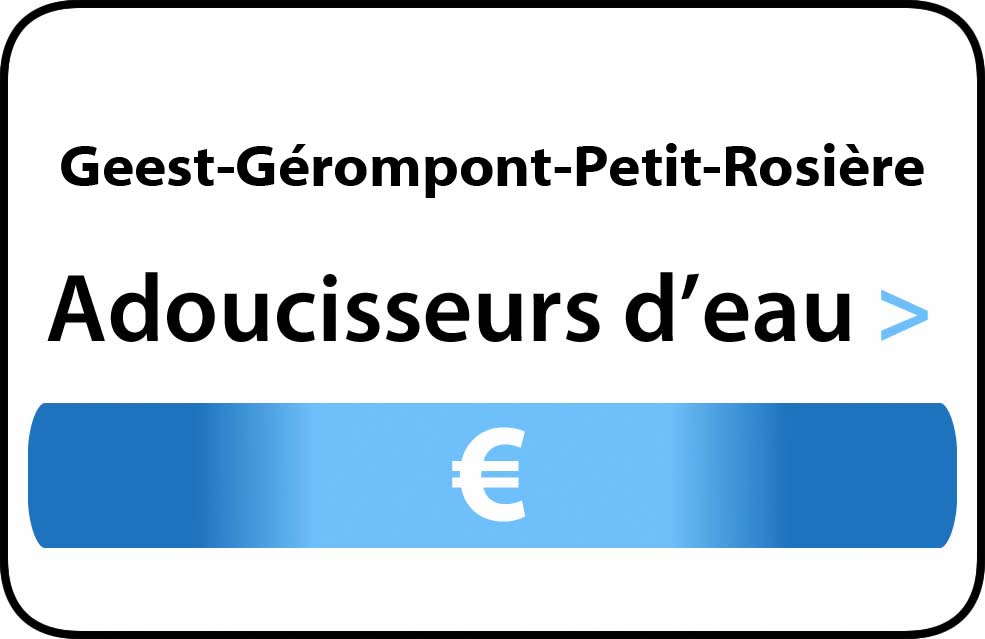 adoucisseur d'eau Geest-Gérompont-Petit-Rosière