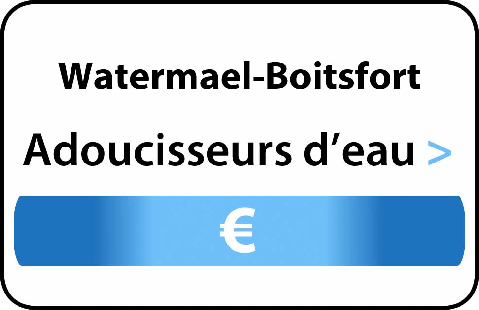 adoucisseur d'eau Watermael-Boitsfort